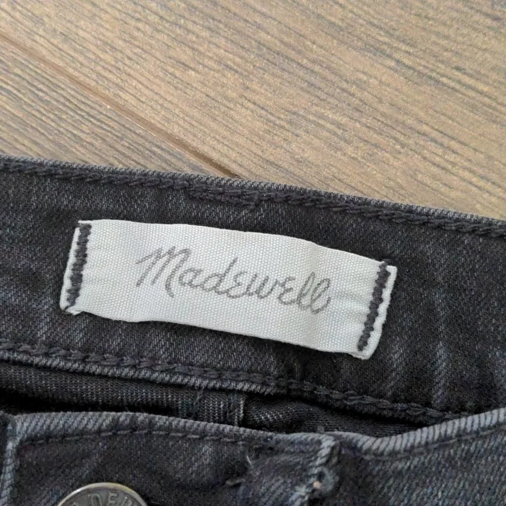 ‎Madewell Roadtripper Jeans Black Wash size 25